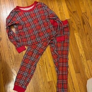 Wondershop Red and Black Plaid Kids Pajama Set
